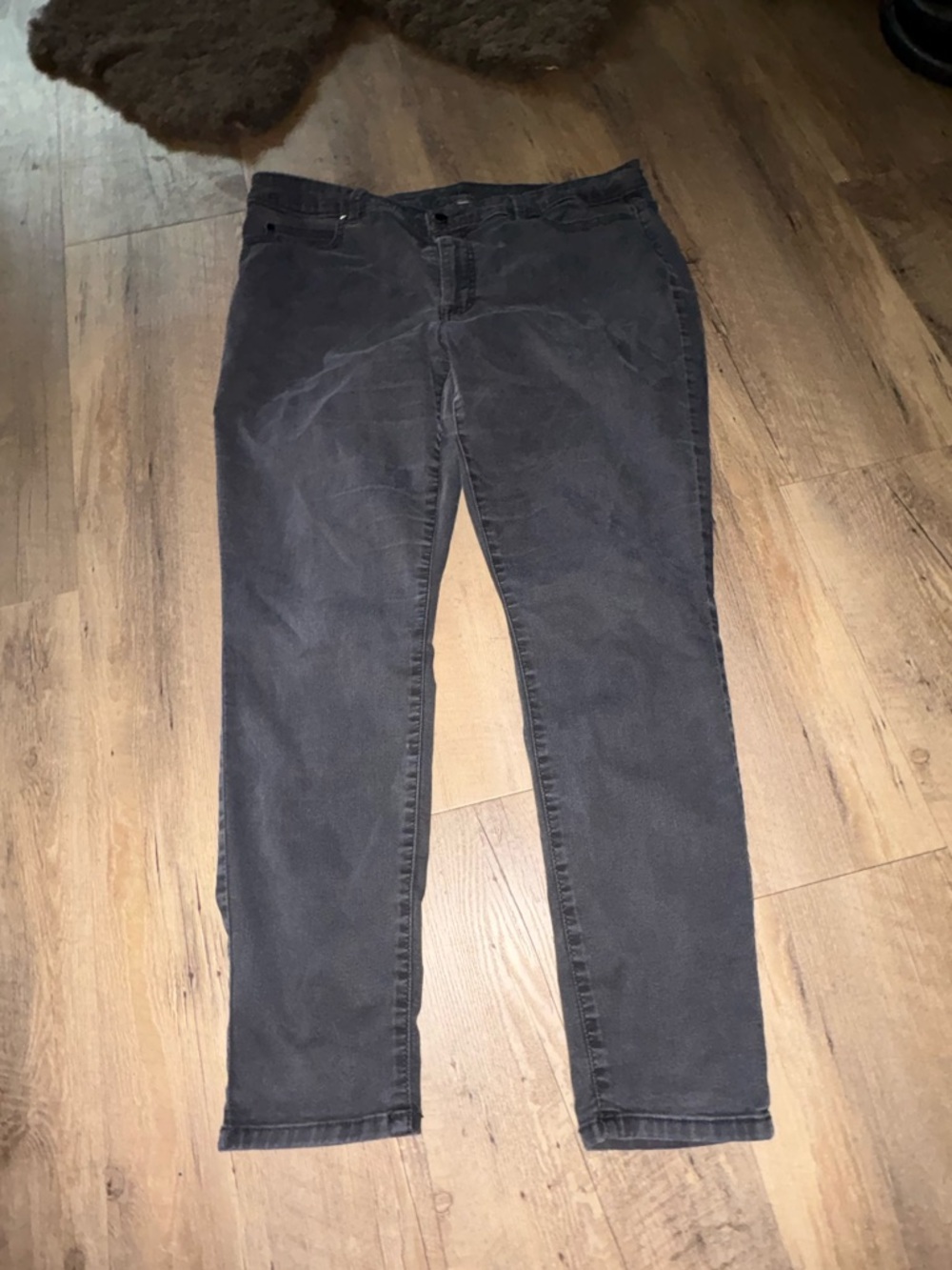 Jennifer Lopez Charcoal Gray Jeans